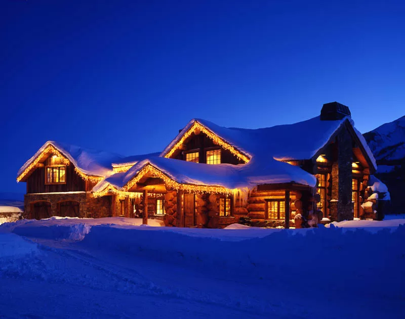 Log Home on Red Feather Ranch